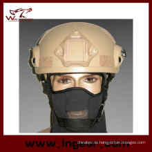 Mich 2001 Ach Militärhelm mit Nvg Mount & Seite Rail Action Version Paintball Helm